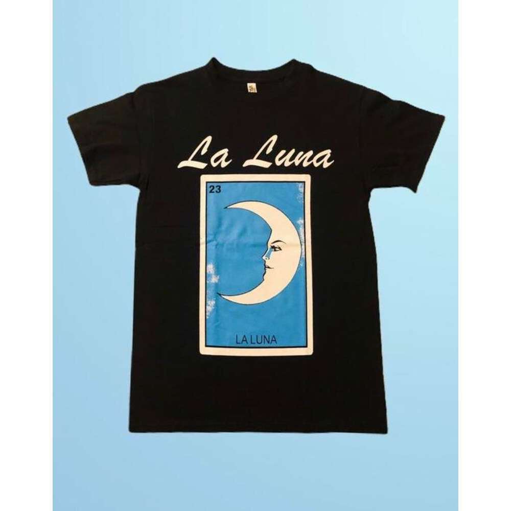 La Luna Loteria Retro Mexican Style Moon Graphic Unisex T-Shirt